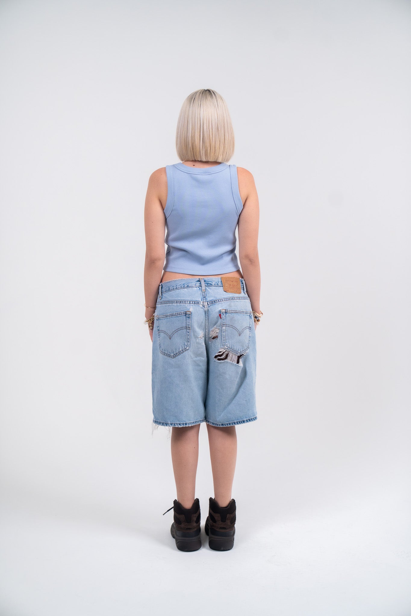 LA X TOKYO: BABY BLUE CROP TANK 🦋