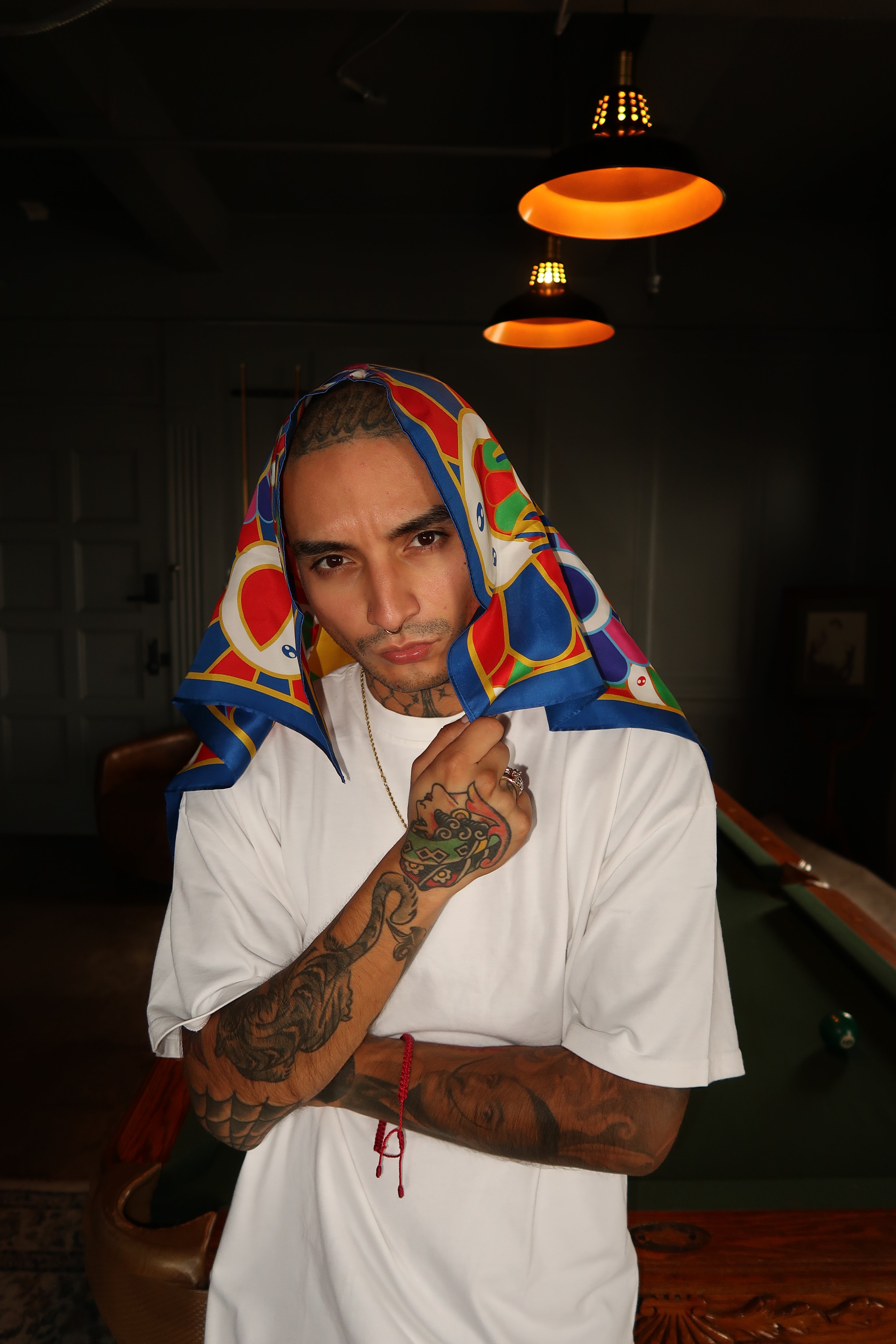 BLEED BLUE X TOKYO SILK BANDANA
