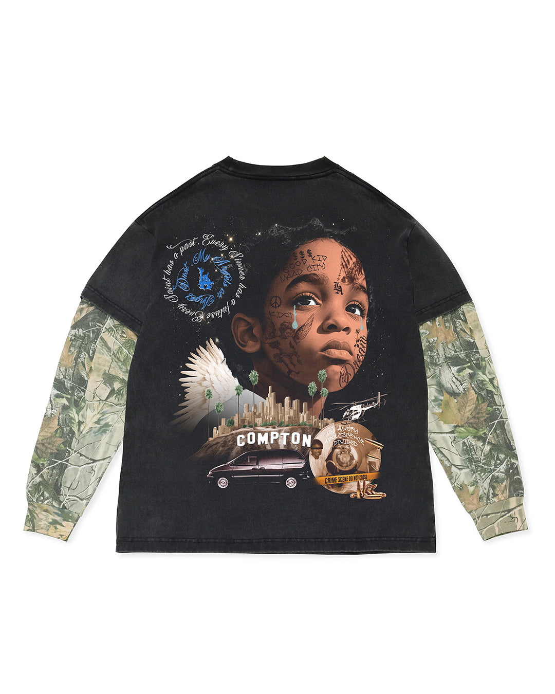 "GOOD KID MAAD CITY" REAL- TREE LONG SLEEVE