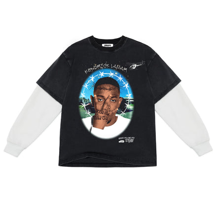 "GOOD KID MAAD CITY" WHITE LONG SLEEVE