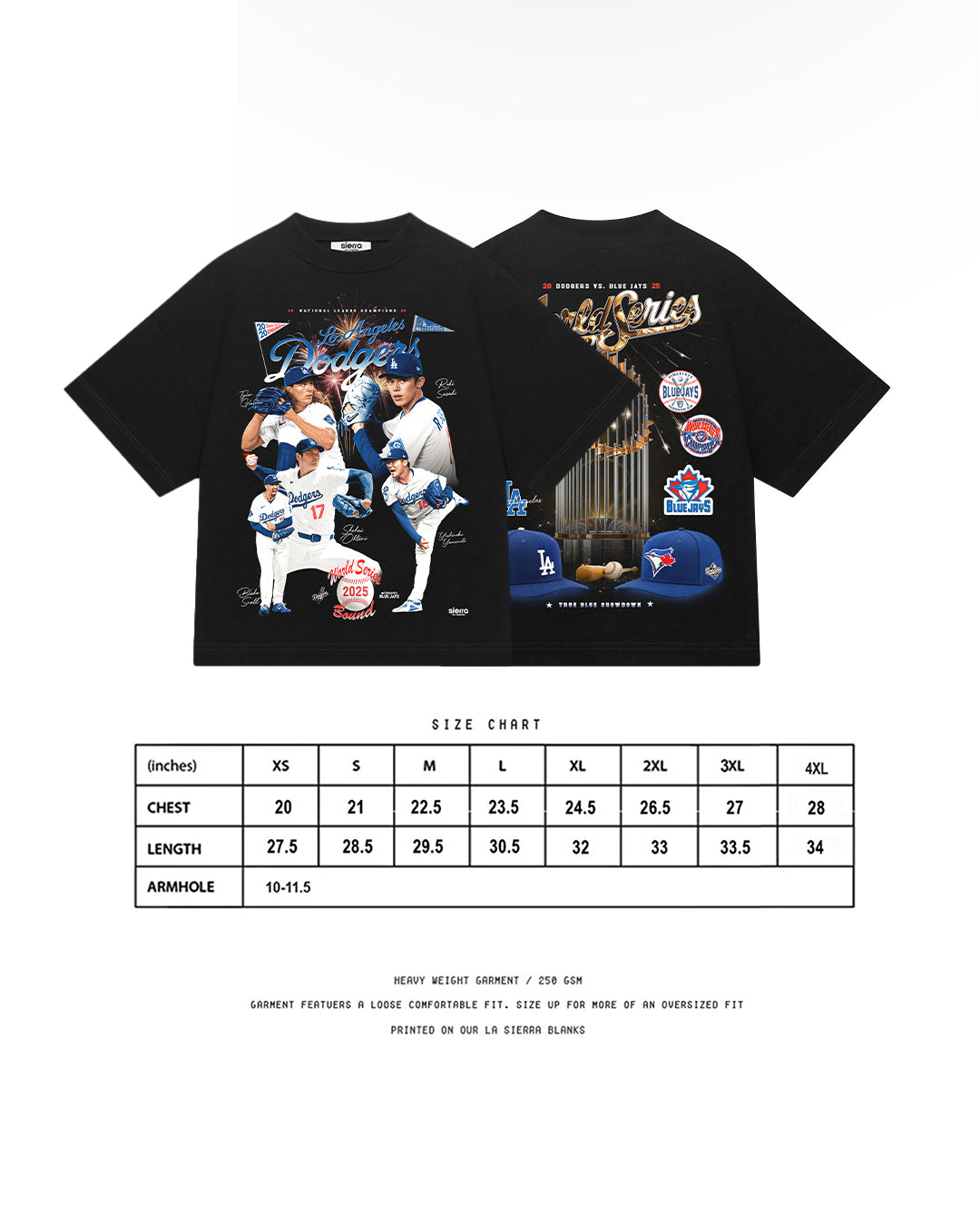 2025 LA VS TORONTO WS TEE ⚾️💍