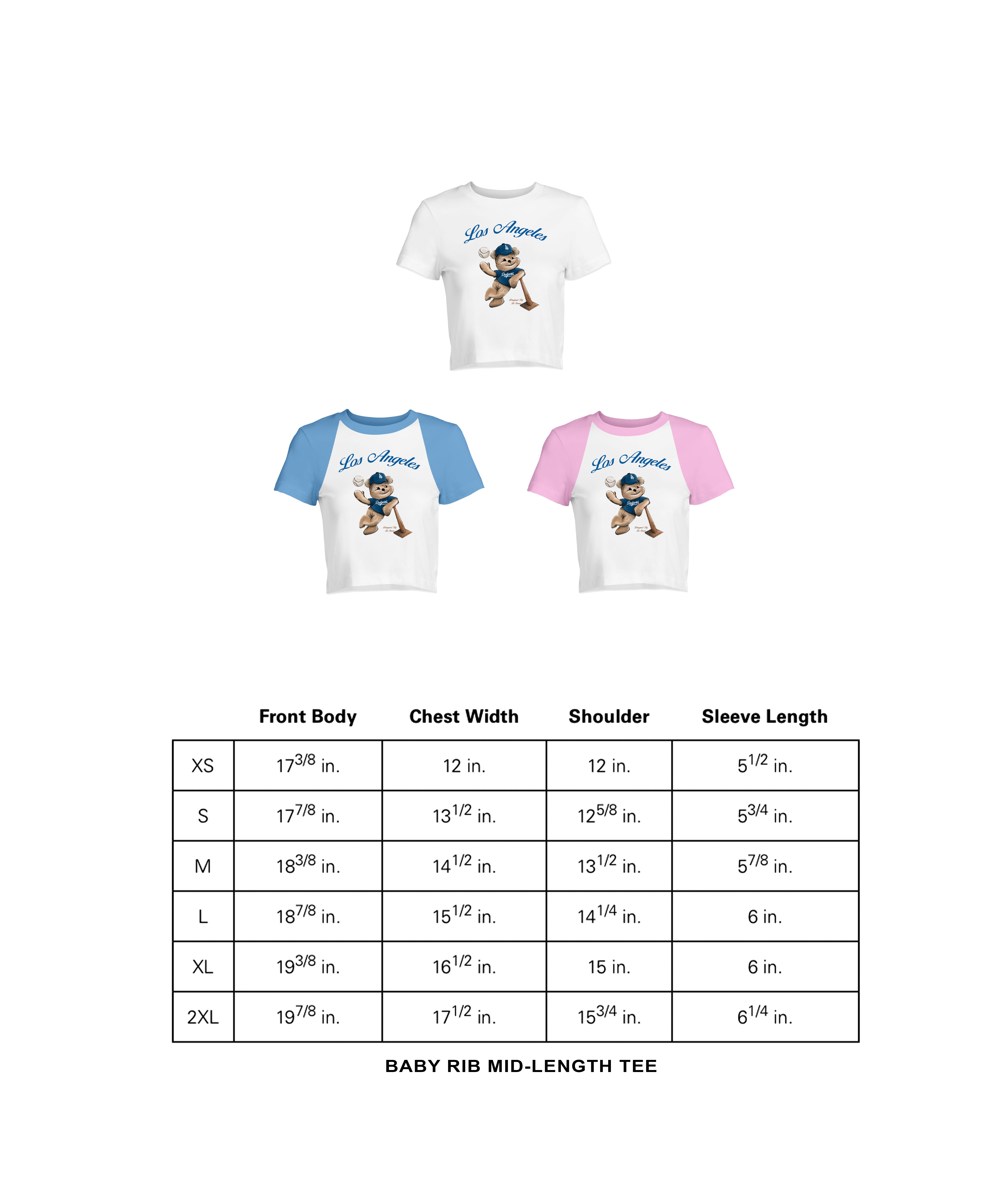 LAD BABY TEE - BABY BLUE
