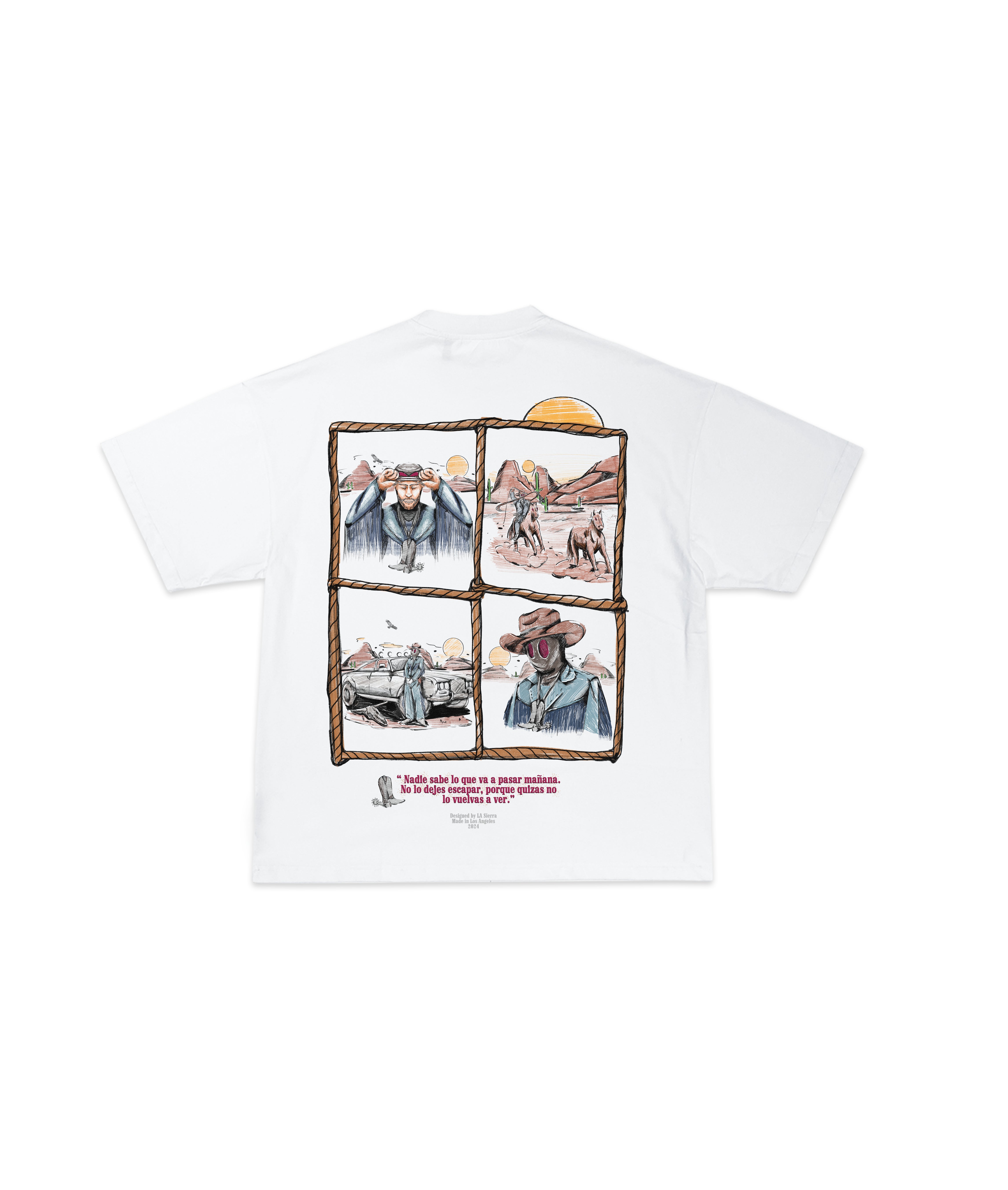 "Most Wanted" White Tee