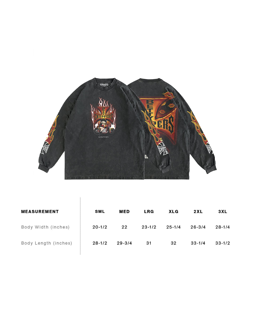 BETTY CHOPPERS LONG-SLEEVE ⛓️