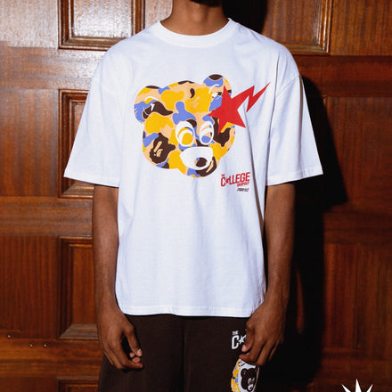 SIERRA-STA WHITE TEE 🐻⭐️