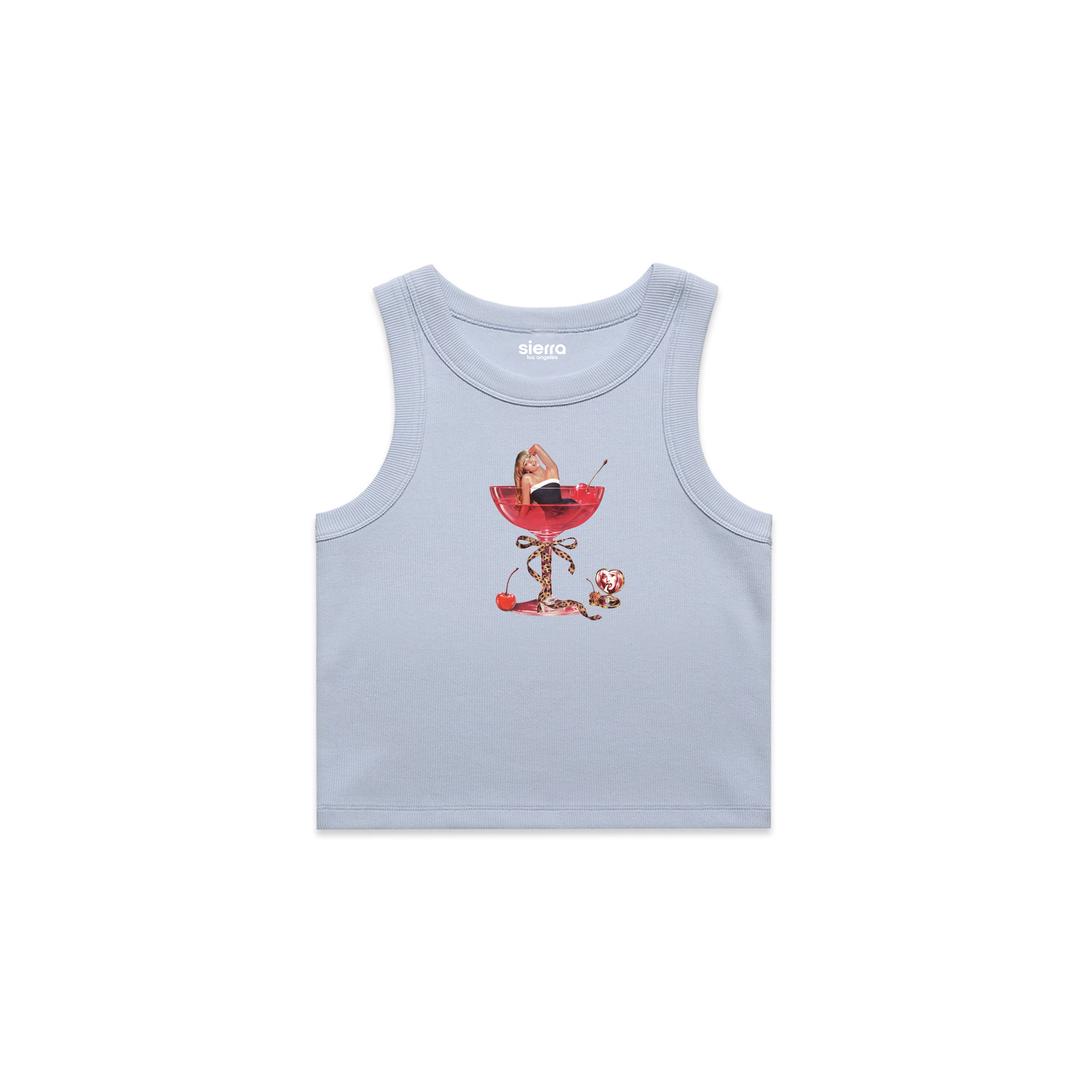 "Short n' Sweet" Powder Blue Tank 🦋
