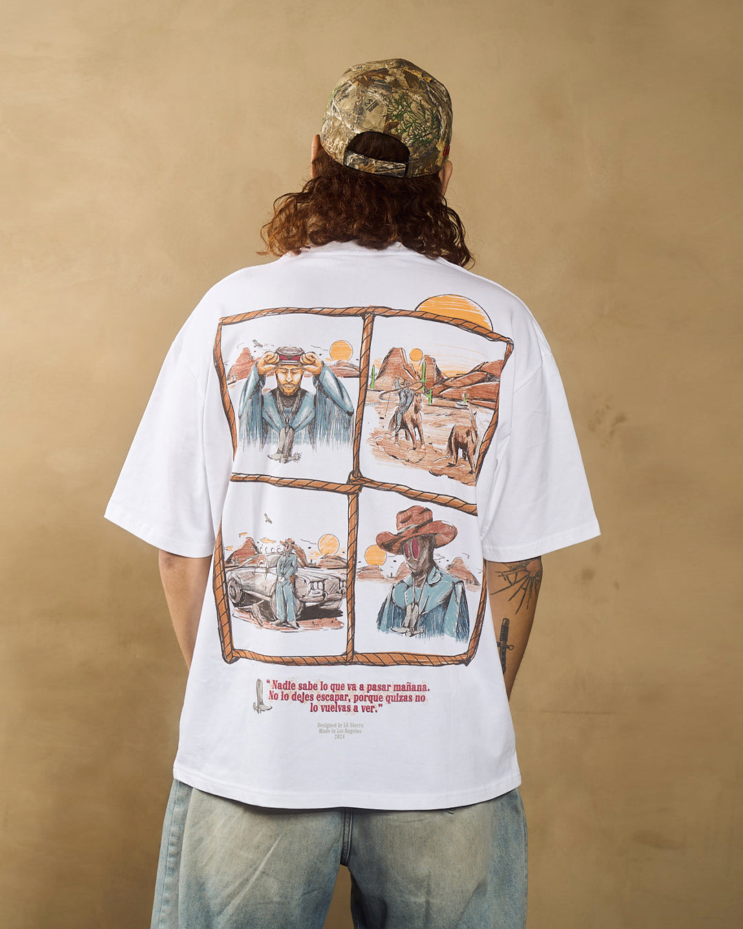 "Most Wanted" White Tee