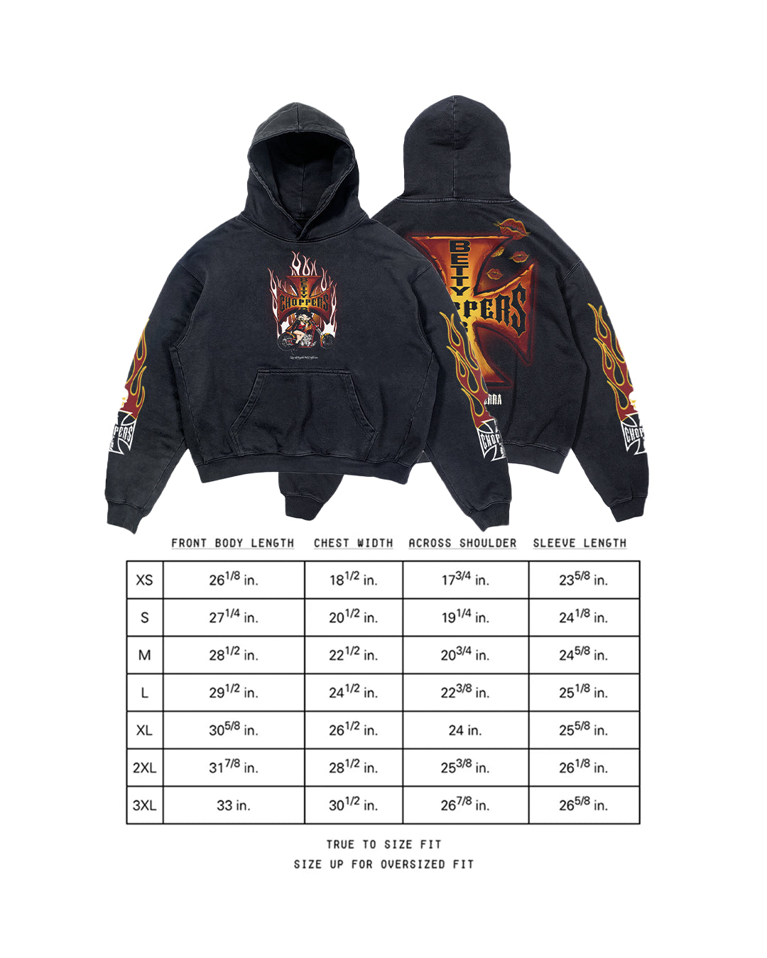 BETTY CHOPPERS HOODIE ⛓️