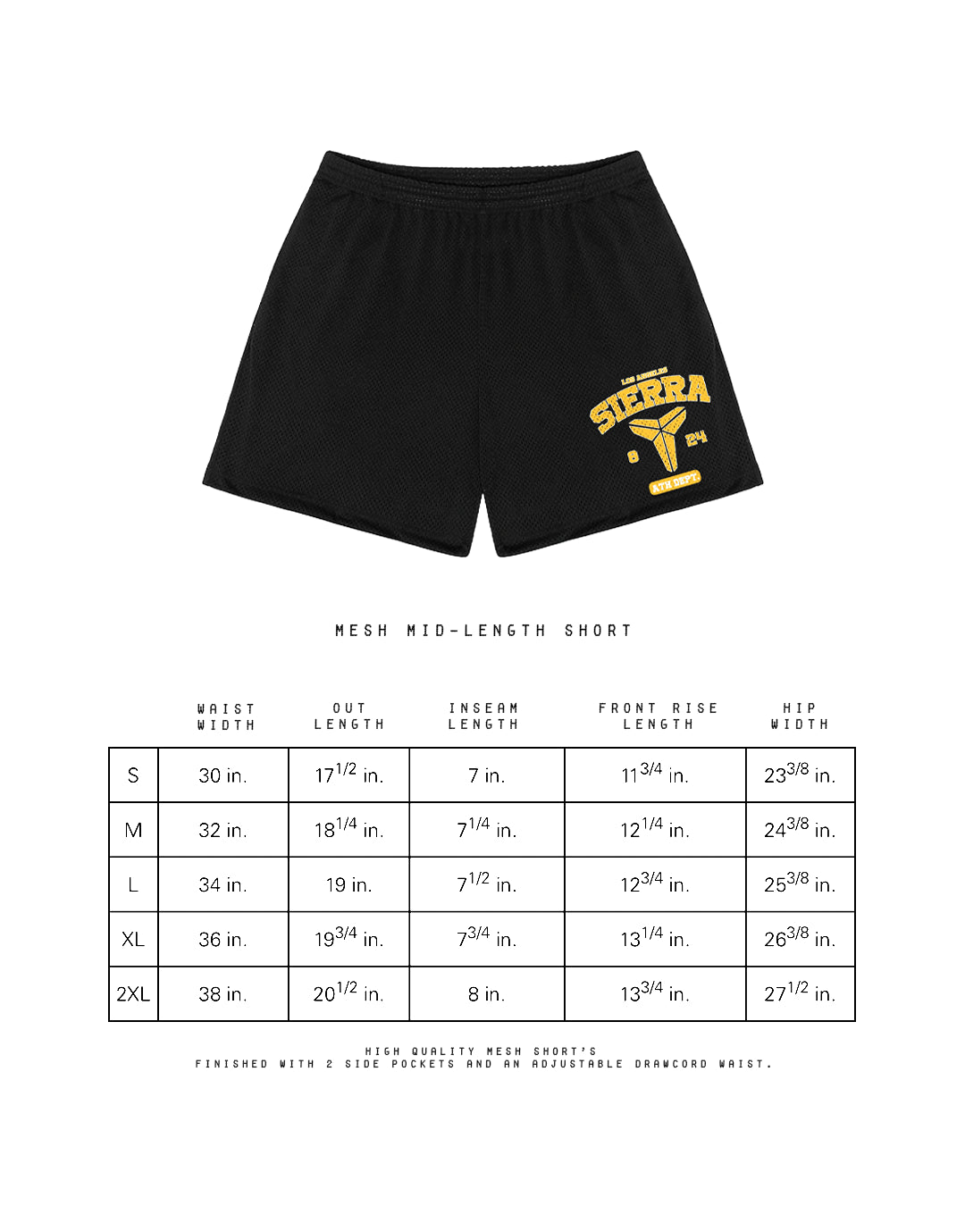 MAMBA ATHLETIC SHORT ⭐