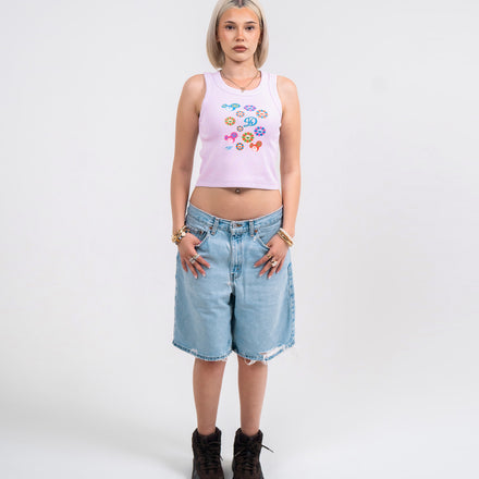 LA X TOKYO: LAVENDER CROP TANK 🌸