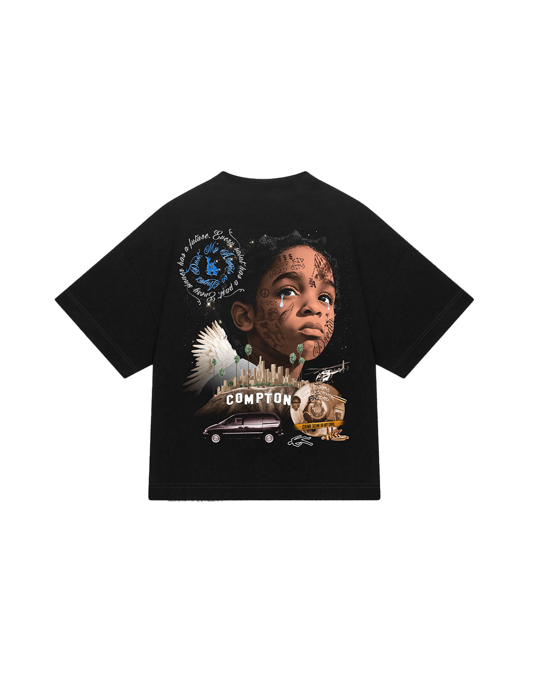 GOOD KID MAAD CITY VINTAGE BLACK TEE ♾️